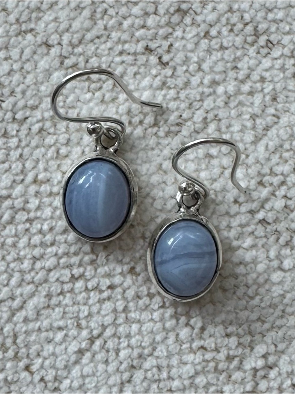 NWOT Tuckernuck Blue Lace Agate Earrings